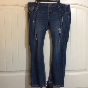 Plus size amethyst jeans